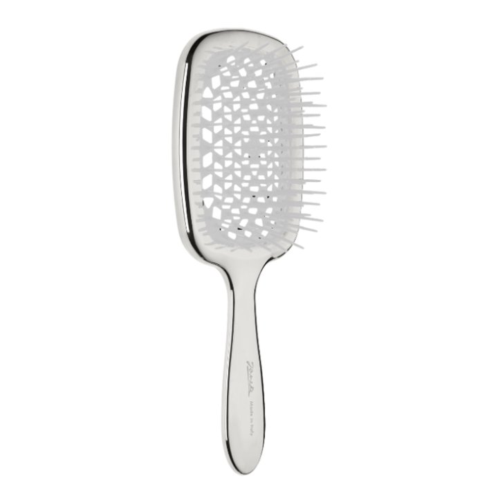Superbrush Krom från Jäneke – professionell hårborste med ventilerad design