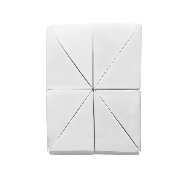Triangelformade makeupsvampar X8