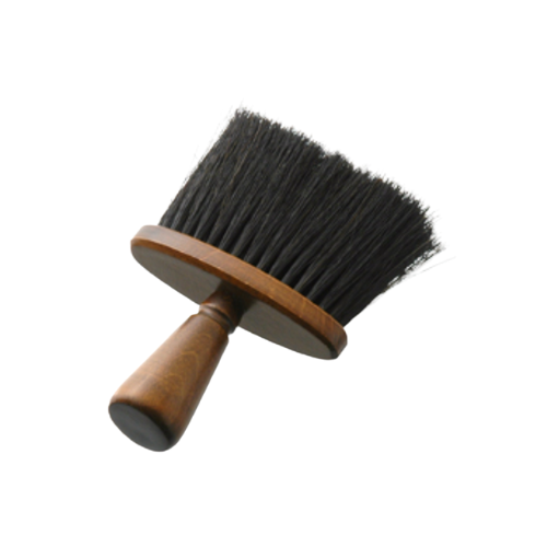 Nackviska i trä för frisör och barber