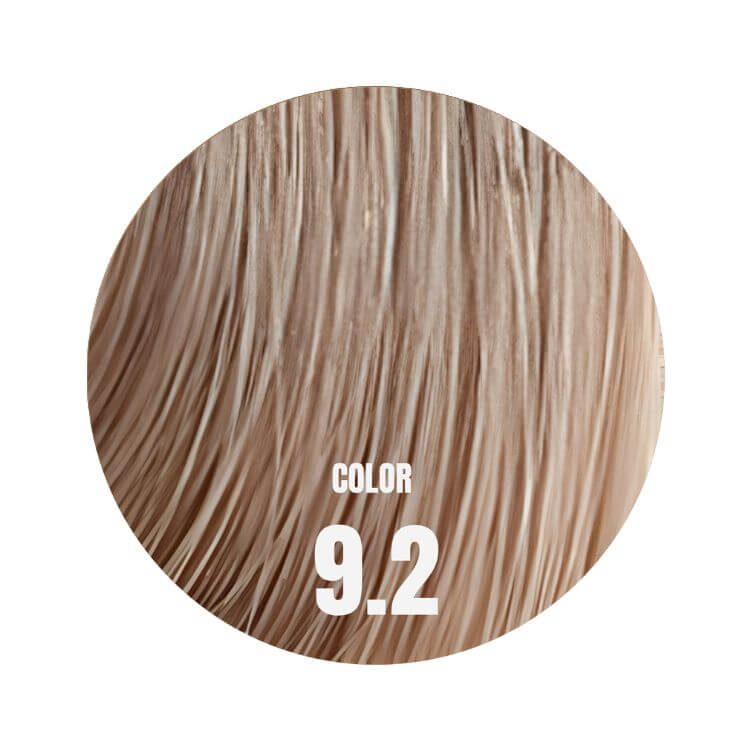 Mago hair extensions 30 cm vågigt färg 9.2 kall mycket ljus blond Remy löshår