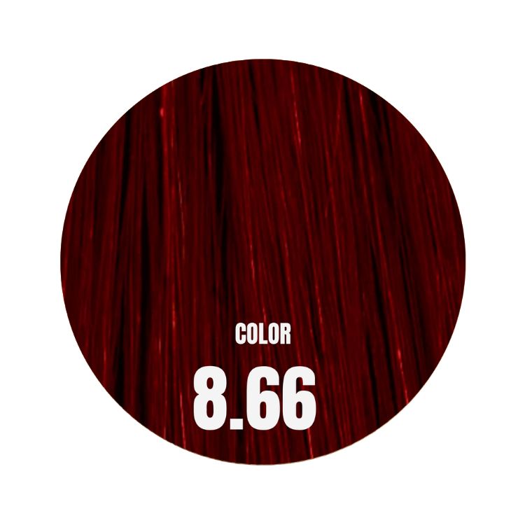 Mago hair extensions 50 cm medium deep curl färg 8.66 kopparblond Remy löshår