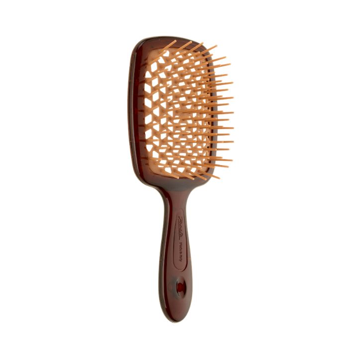 superbrush small från jäneke i brunbrun färg