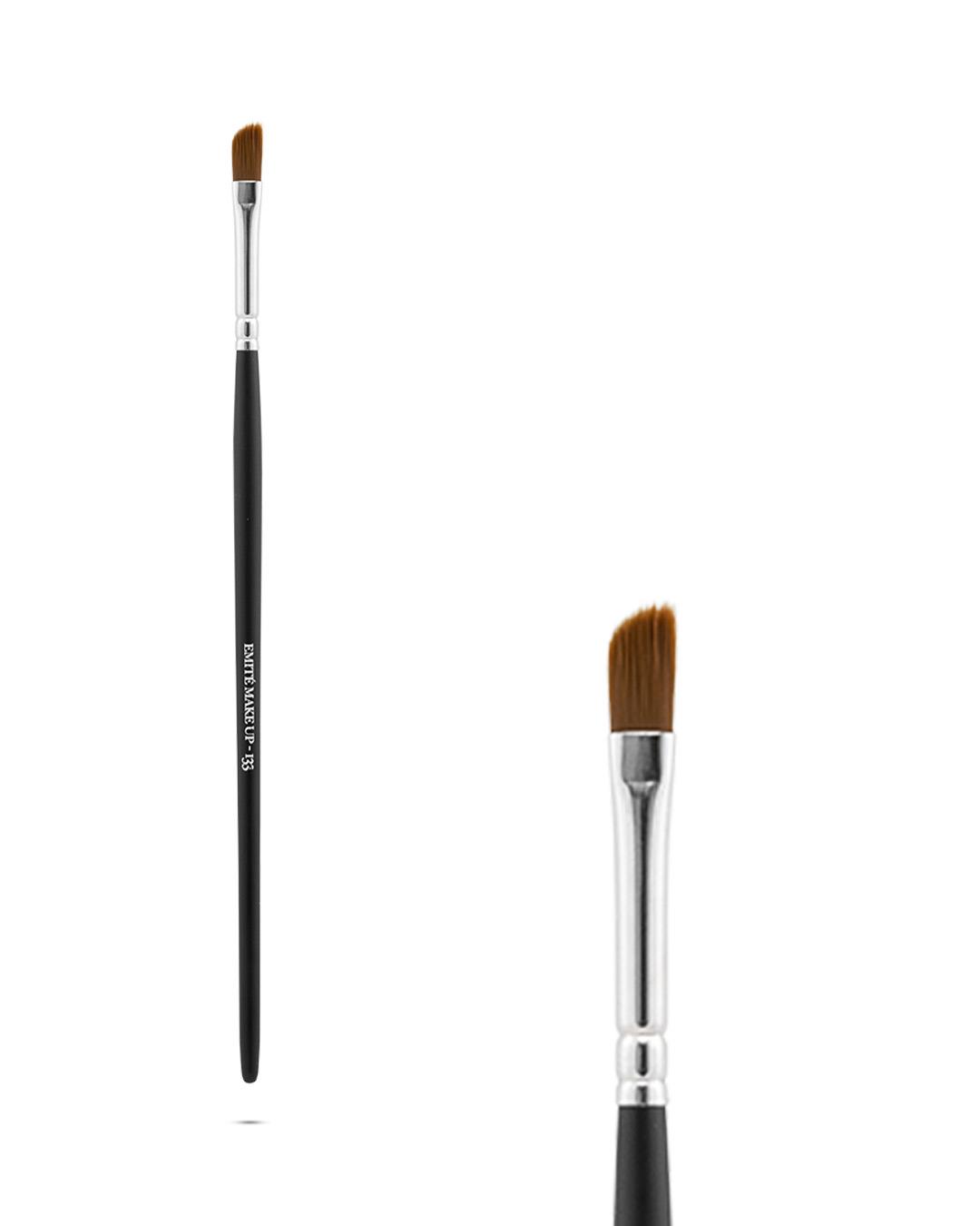 BLACK WOOD 133 - SLANTED LIP / EYELINER BRUSH