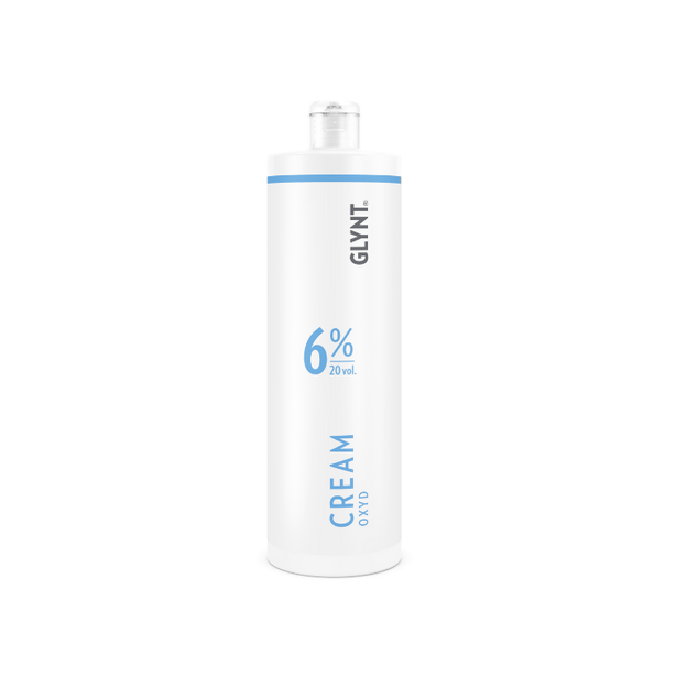 "GLYNT Cream Oxydant 6% – professionell oxidationskräm för exakt färgresultat i salong."
