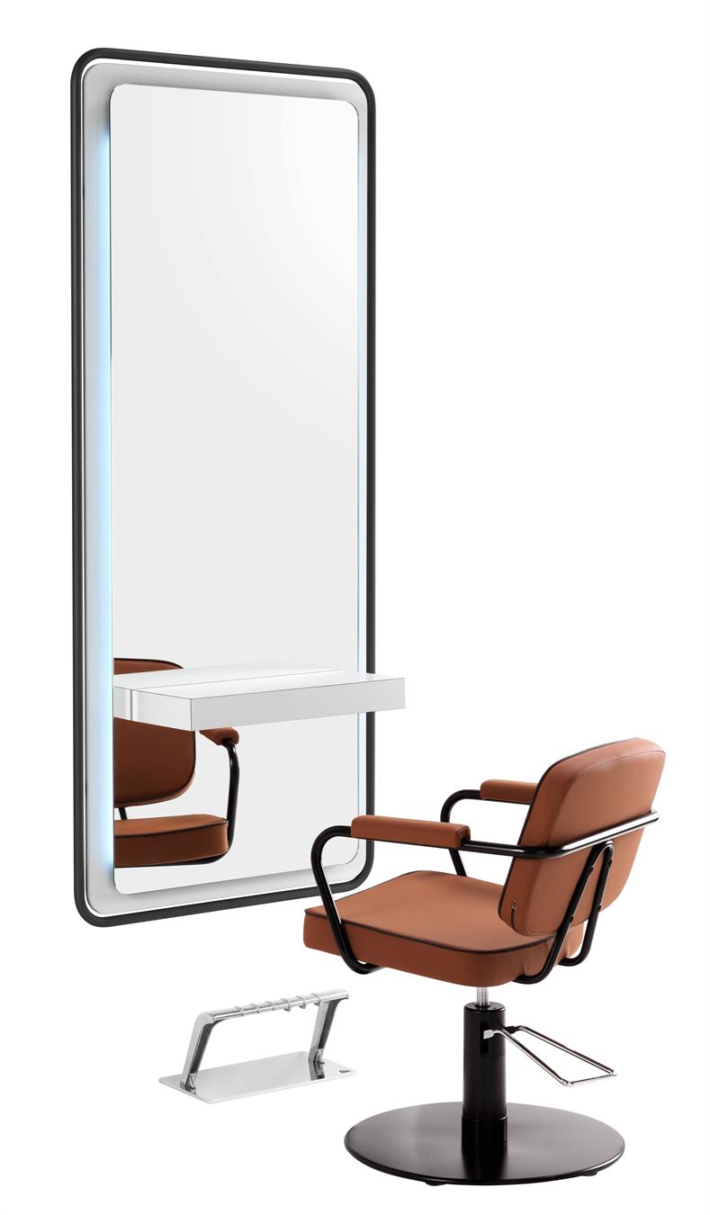 AGV NADINE BLACK VÄGGFAST ARBETSPLATS